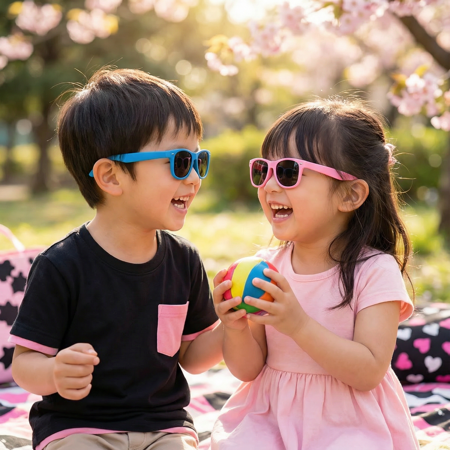 子供用フレックスサングラス　柔軟で頑丈なフレーム付き