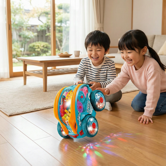 光るアクロバットカー