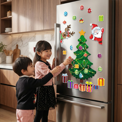 クリスマス・モンテッソーリ・マグネットシールセット（自分でデコレーション）