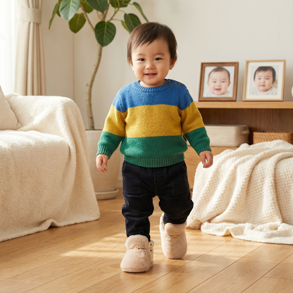 赤ちゃん用ふわふわソックスシューズ