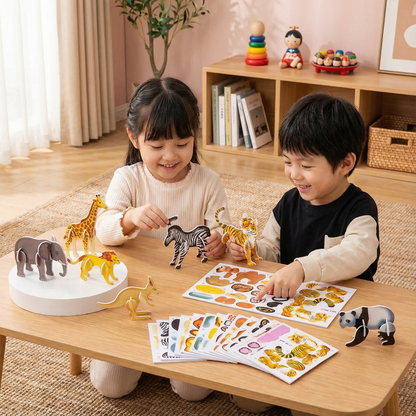 子供用3Dカートゥーンパズルセット