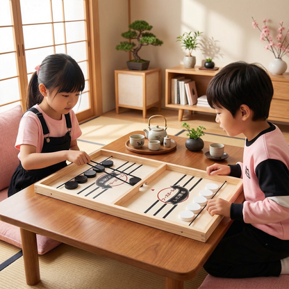 木製スリングショットチェスボードゲーム