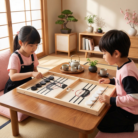 木製スリングショットチェスボードゲーム