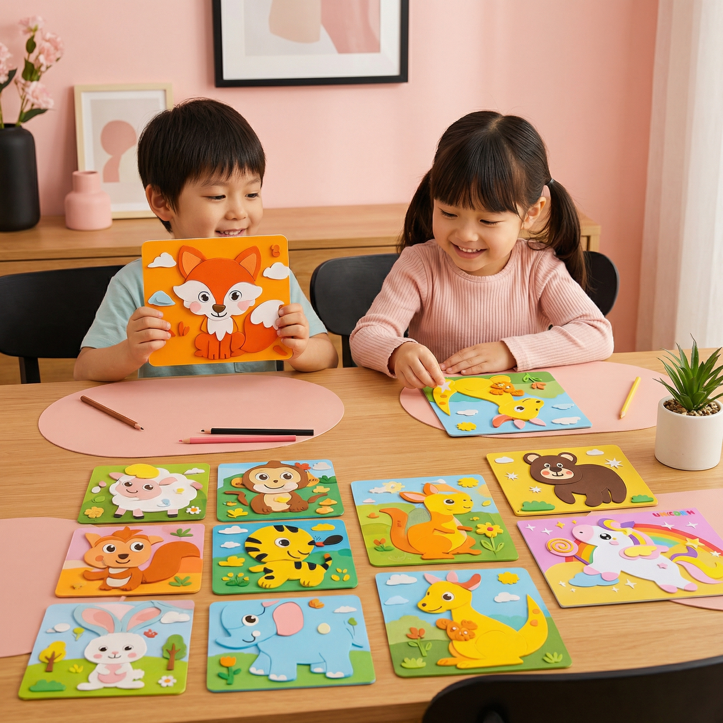 子供向けクリエイティブステッカーセット