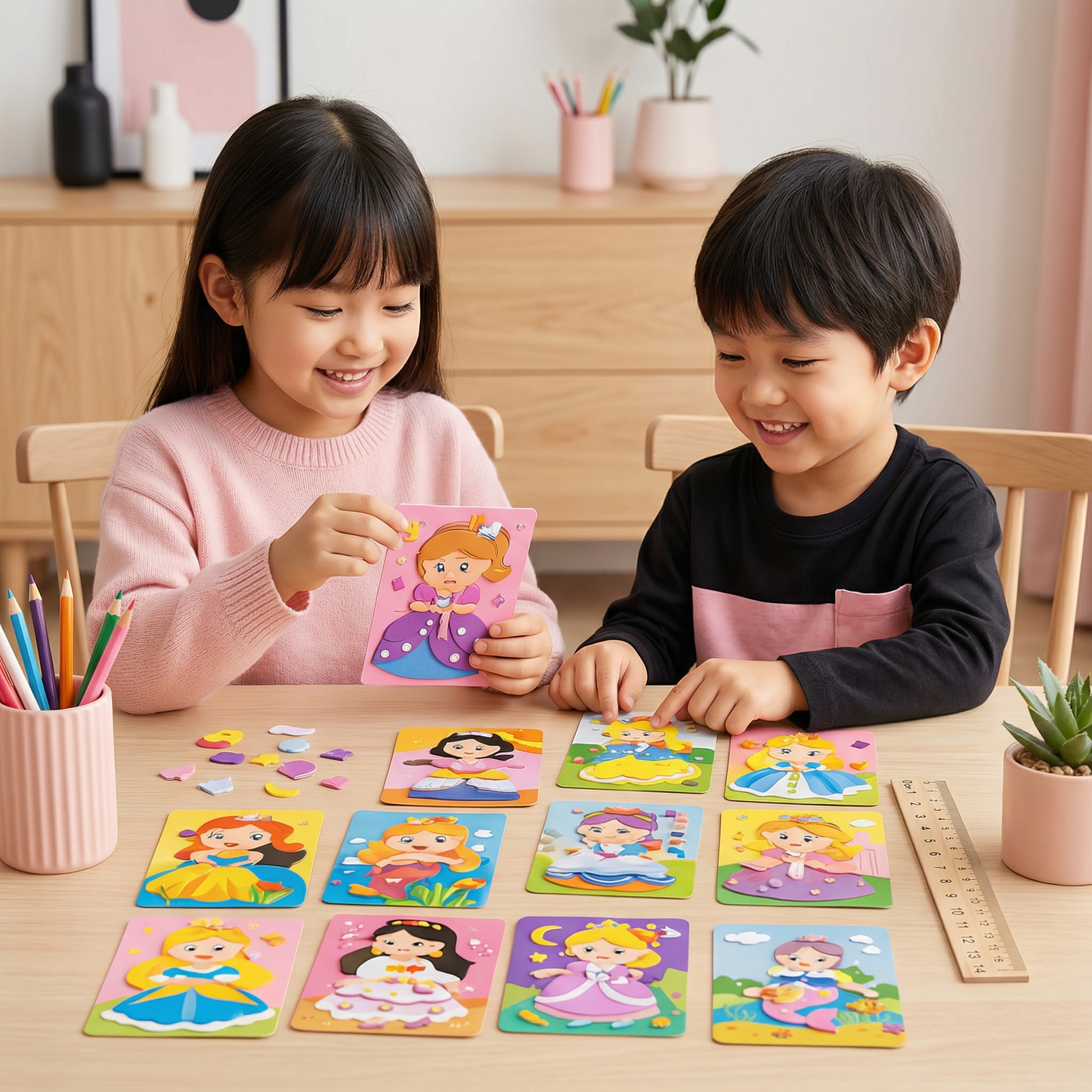 子供向けクリエイティブステッカーセット